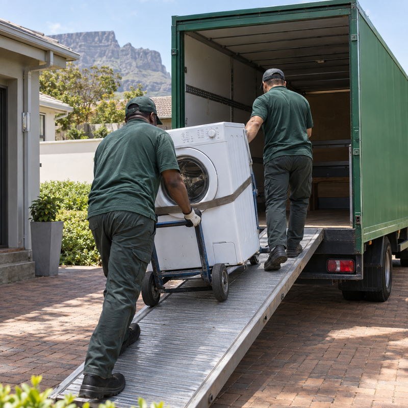 Washing machine pickup and loading Cape Town